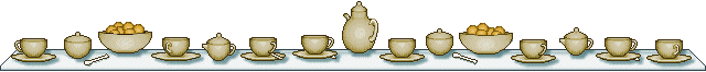 tea and dessert cups and saucers